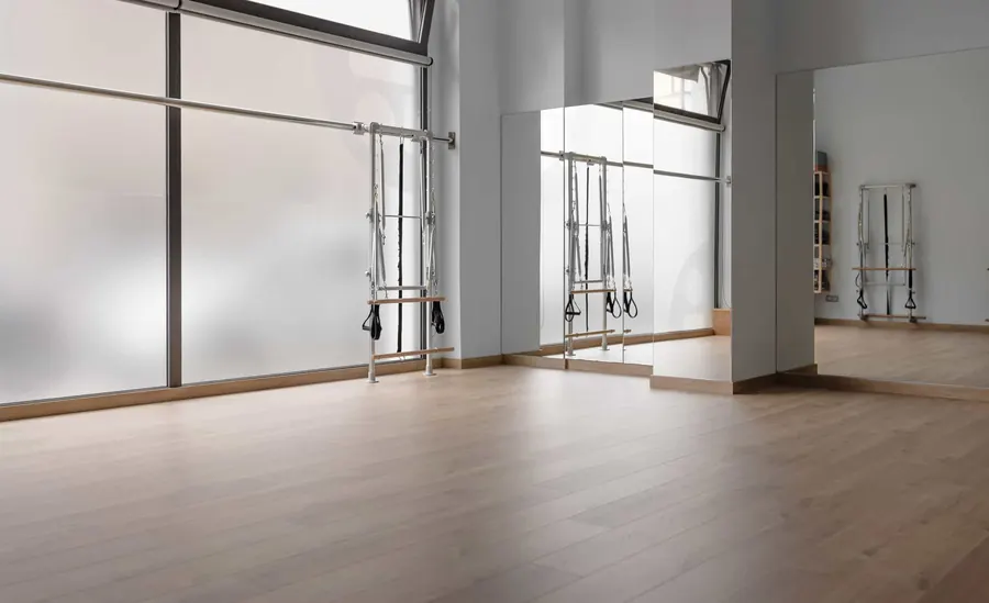 Interior commercial gym painting project